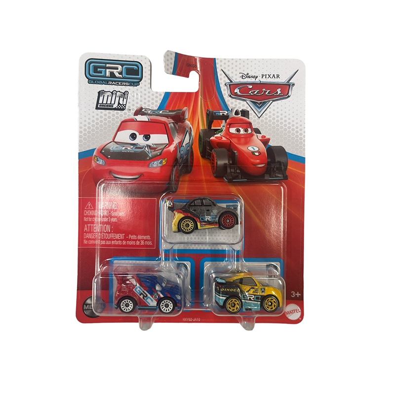 Cars Pack 3 Carros Mini Racers #2 - Imagem 1