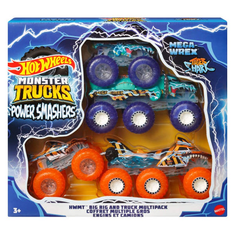 Hot Wheels Multipack Camiones Monster Trucks - Imagen 1