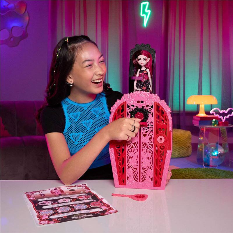 Monster High Muñeca Draculaura Skulltimate Secretos - Imagen 1