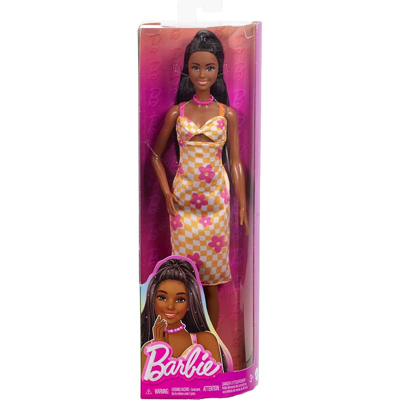 Muñeca Barbie Fashionista vestido a media pierna #233 - Imagen 1