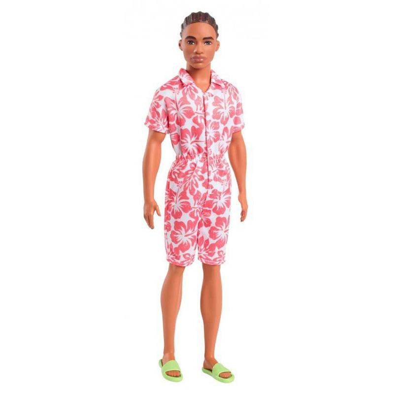 Barbie Muñeco Ken Fashionista Mono Hawaiano