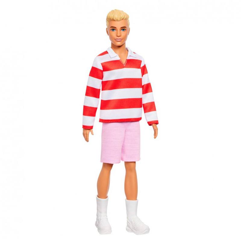 Barbie Muñeco Ken Fashionista Jersey Rayas