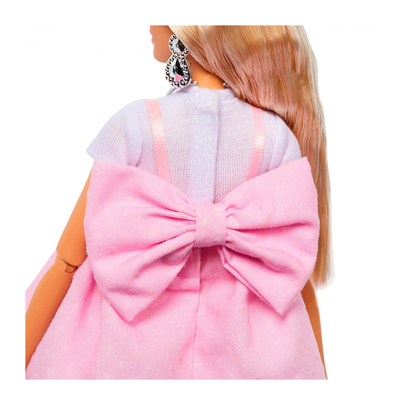 Barbie Muñeca Deluxe con Vestido Lazo - Imagen 3