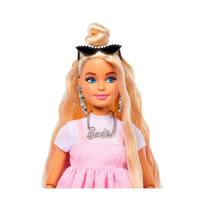 Barbie Muñeca Deluxe con Vestido Lazo - Imagen 4