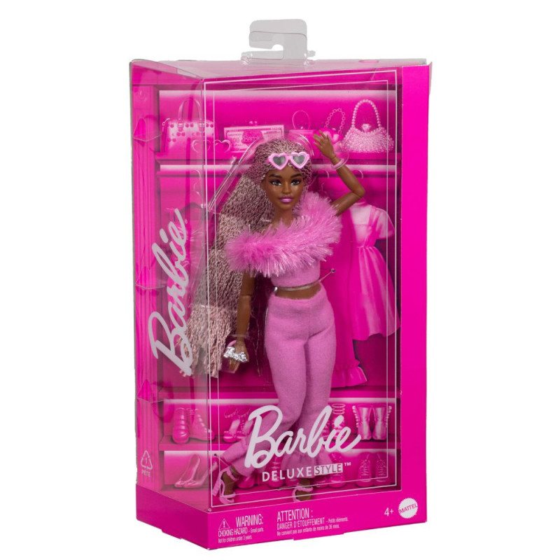 Barbie Muñeca Barbie Deluxe Style Nº 4 con Conjunto Rosa - Imagen 1