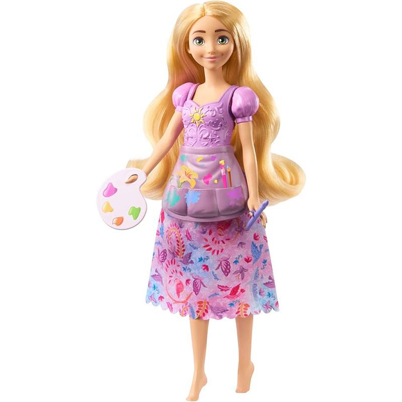 Boneca Disney Princesa Rapunzel Moda 2 em 1 Histórias - Imagem 3
