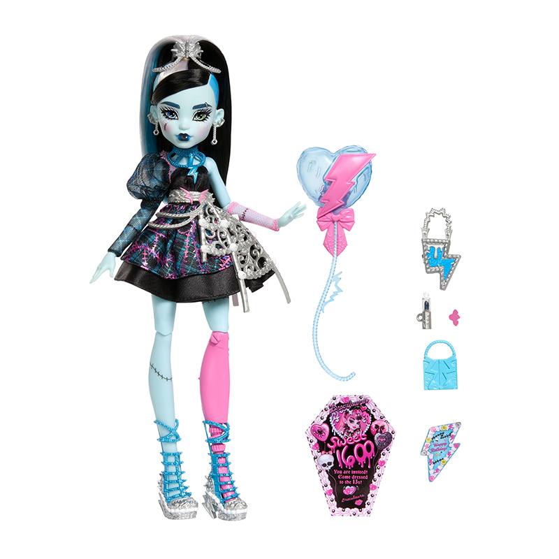 Monster High Boneca Frankie Stein Scary Sweet Birthday 1600 - Imagem 2