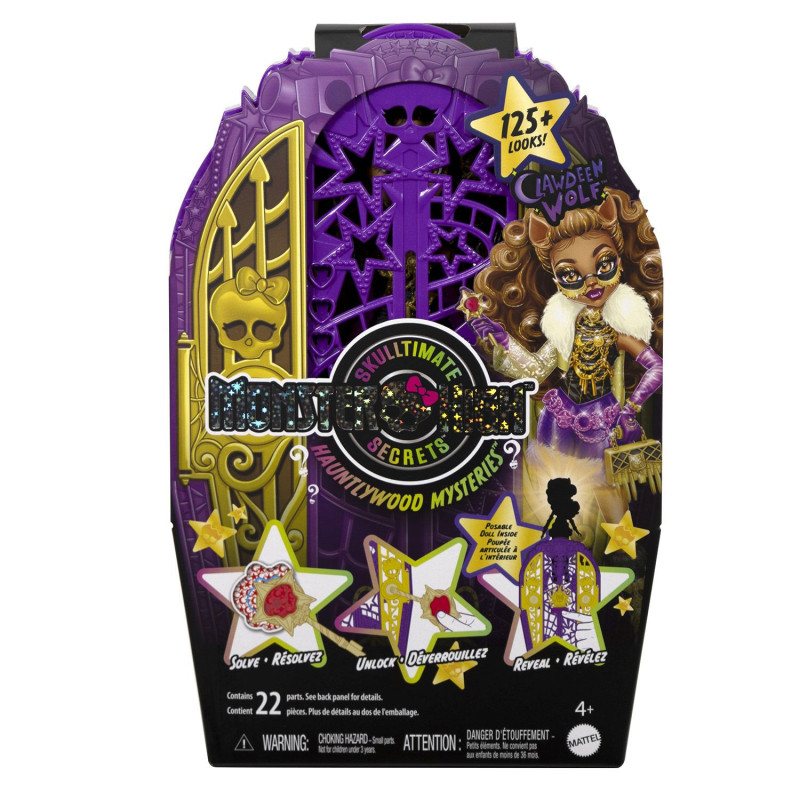 Monster High Boneca Clawdeen Wolf Skulltimate Secrets - Imagem 1