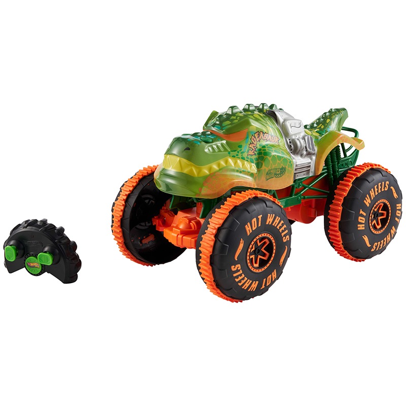 Hot Wheels Coche Monster Trucks RC Rageasaur 1:15