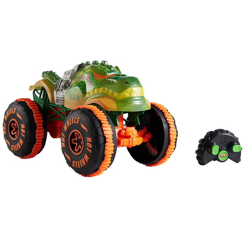 Hot Wheels Coche Monster Trucks RC Rageasaur 1:15 - Imagen 1