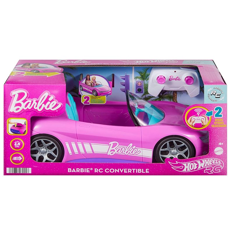 Barbie Hot Wheels Coche Descapotable RC - Imagen 4