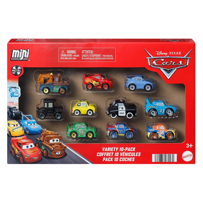 Cars Mini Racers Pack 10 Cotxes
