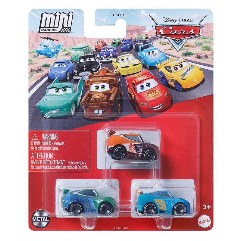Cars Pack 3 Coches Mini Racers Trio - Imagen 1