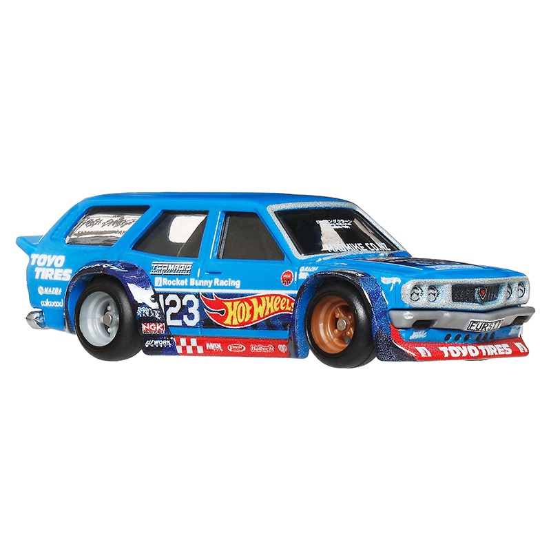 Hot Wheels Coche Ronin Run 2 Mad Mike Mazda RX-3 Wagon Premium Car Culture 1:64 - Imagen 1