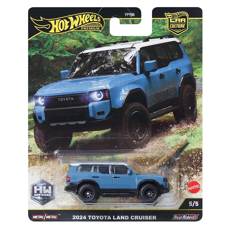 Hot Wheels Coche 2024 Toyota Land Cruiser Car Culture 1:64