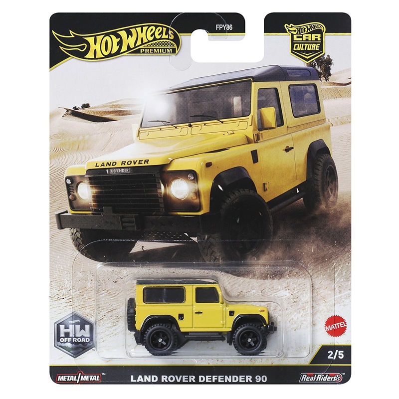 Hot Wheels Coche Land Rover Defender 90 Car Culture 1:64