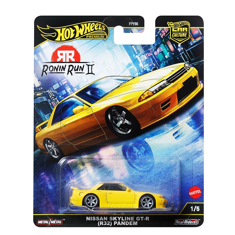 Hot Wheels Carro Ronin Run 2 Nissan Skyline R32 Pandem Premium Car Culture 1:64