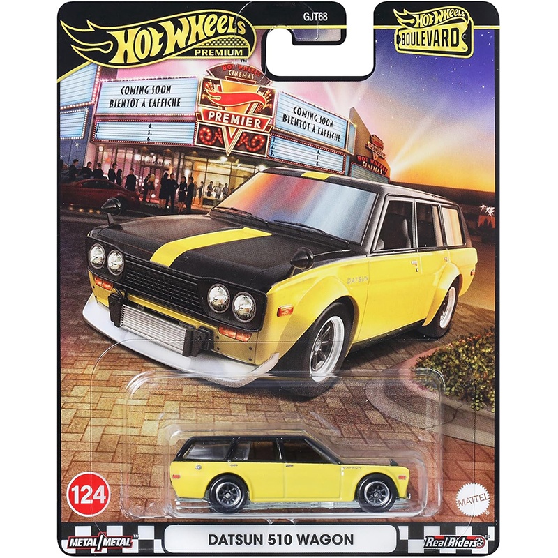 Hot Wheels Coche Datsun 510 Wagon Edición Boulevard 1:64