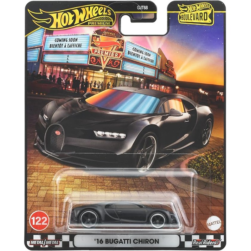 Hot Wheels Coche Bugatti Chiron '16 Edición Boulevard 1:64