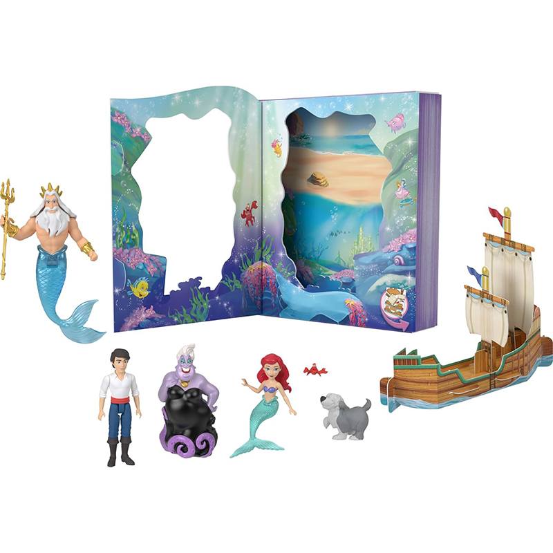 Disney Libro figuras Ariel con accesorios