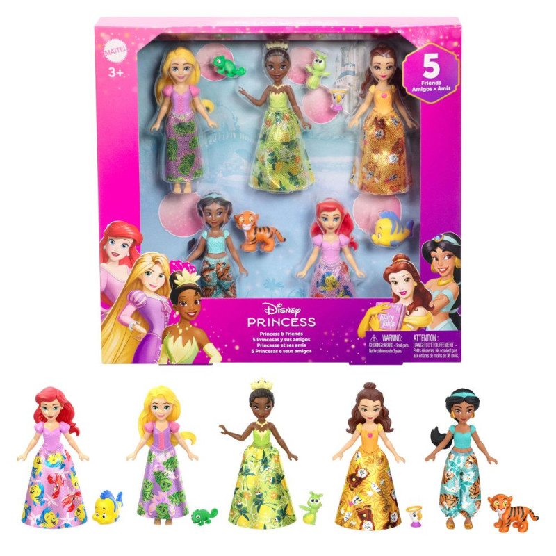 Disney Pack 5 Princesas y sus Amigos - Imagen 1