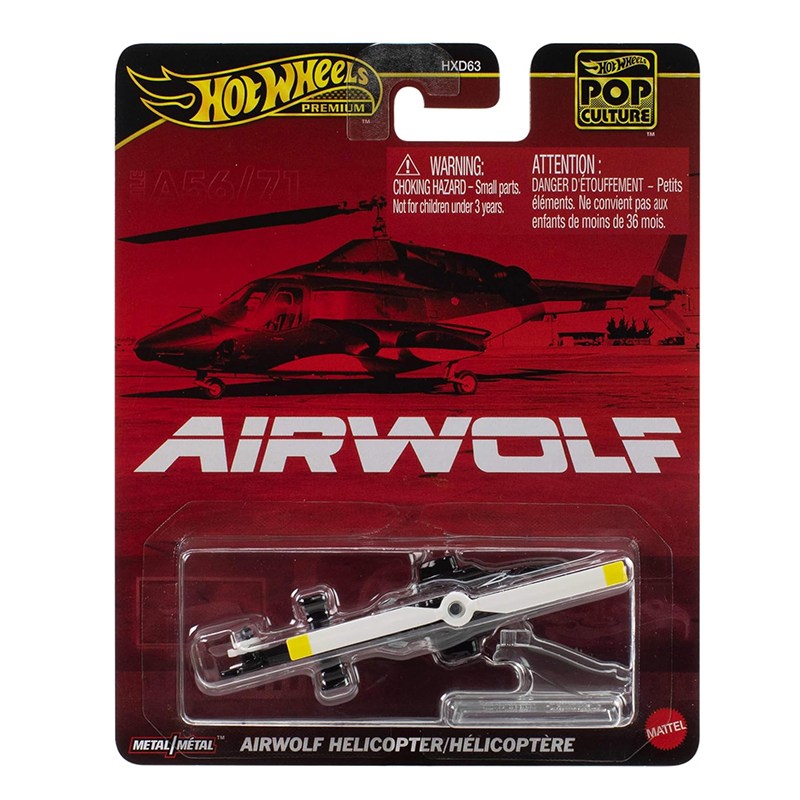 Hot Wheels Pop Culture Helicóptero Airwolf