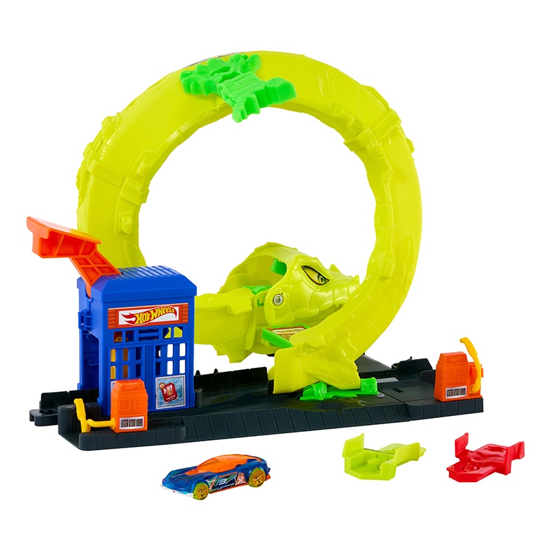 Hot Wheels Circuito Ataque Espiral Serpiente