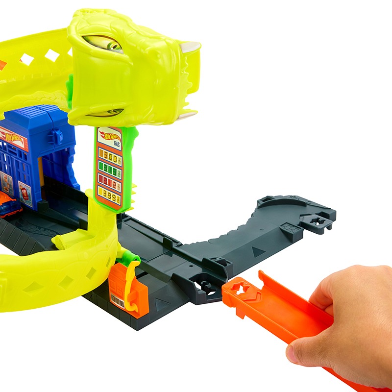 Hot Wheels Circuito Ataque Espiral Serpiente - Imagen 1