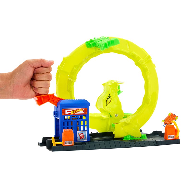 Hot Wheels Circuito Ataque Espiral Serpiente - Imagen 2