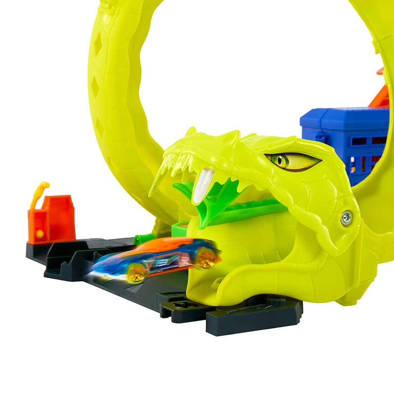 Hot Wheels Circuito Ataque Espiral Serpiente - Imagen 4