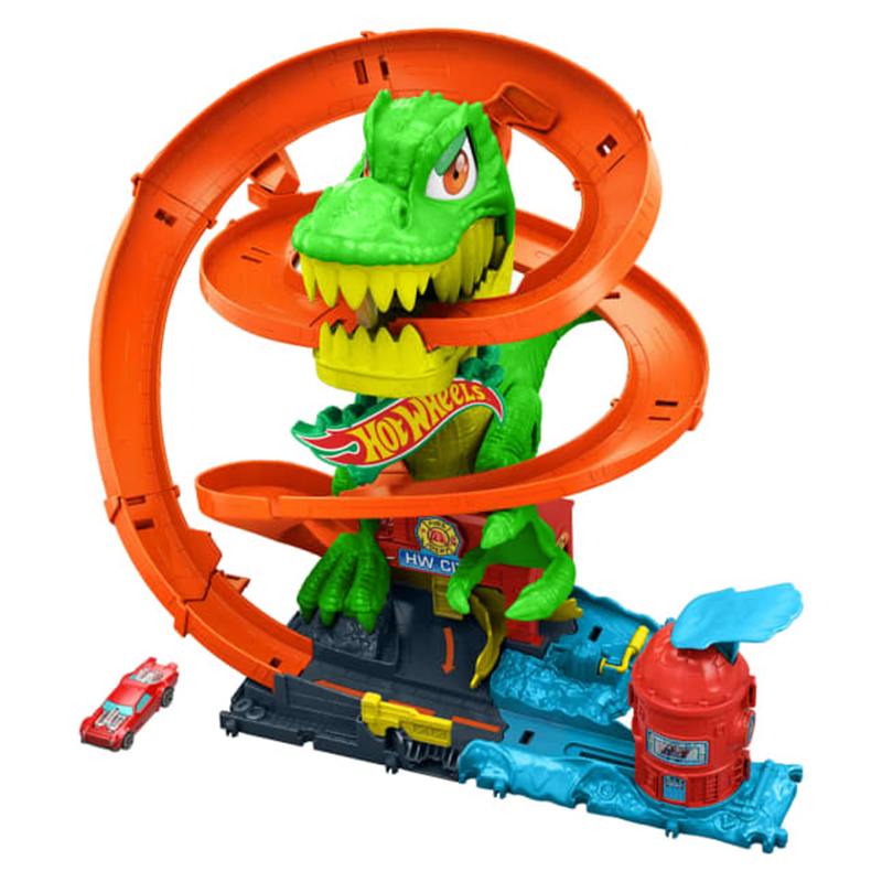 Hot Wheels T-Rex Blaze Battle Set