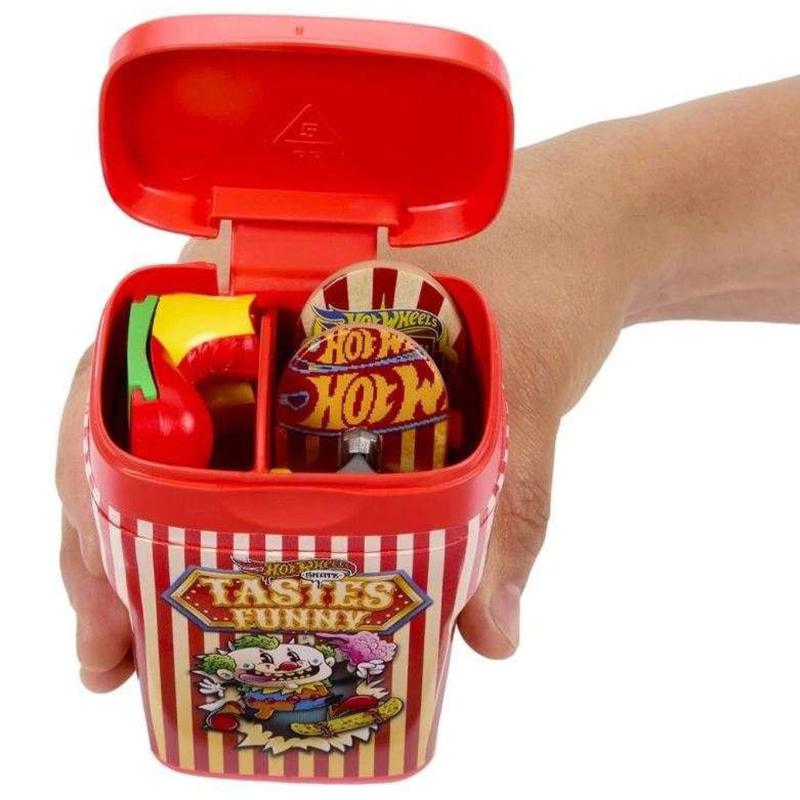 Hot Wheels - Patinete de dedo Skate Container Cotton Candy - Imagen 2