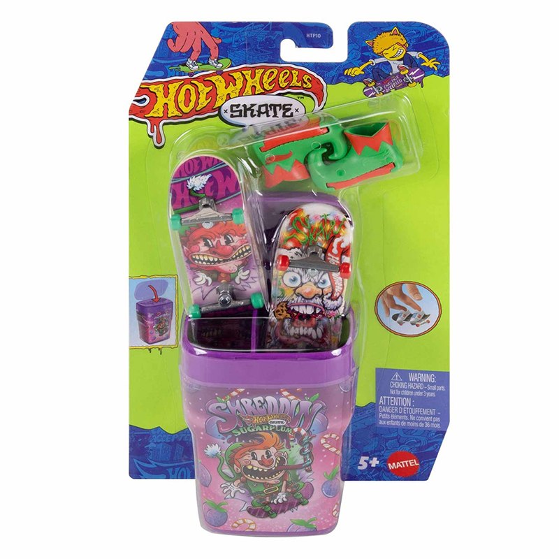 Hot Wheels Skate - Patinete de Dedo Container Shreddin Sugarplum