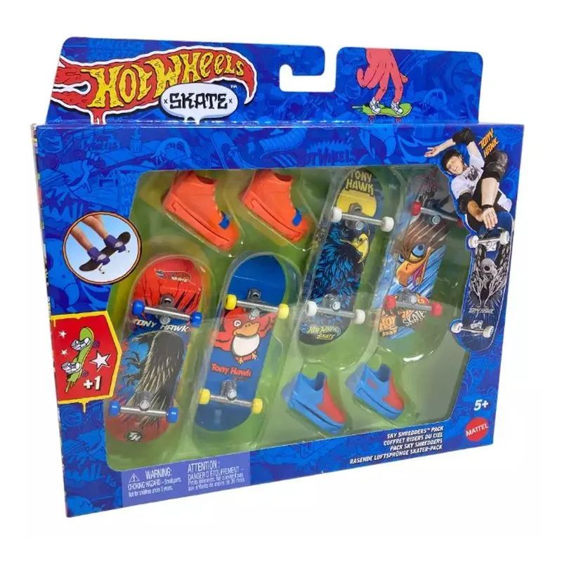 Hot Wheels Multipack 4 monopatines Sky Shredders