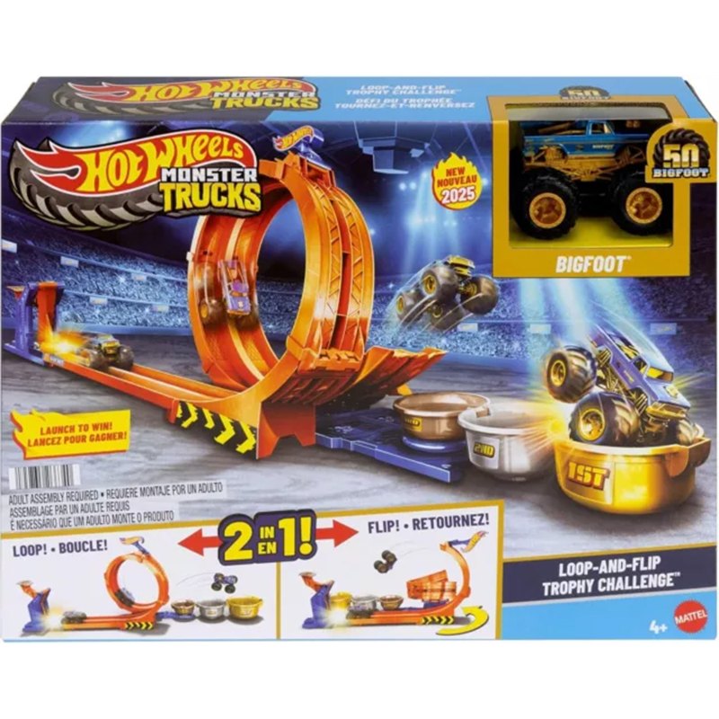 Hot Wheels Monster Truck Circuito Prêmio Desafio Bigfoot - Imagem 1