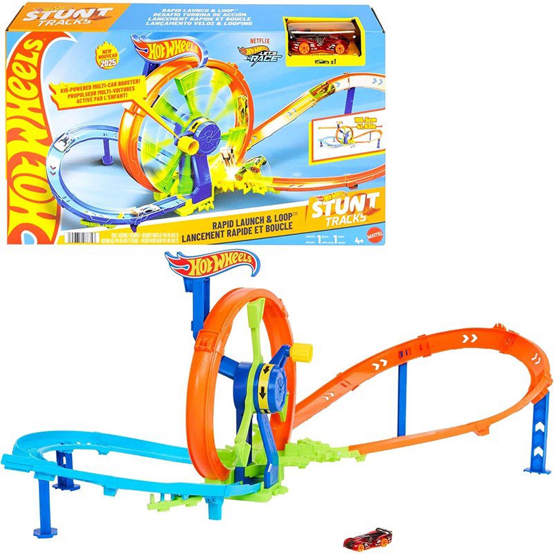 Hot Wheels Circuito Launch-Loop - Imagen 1