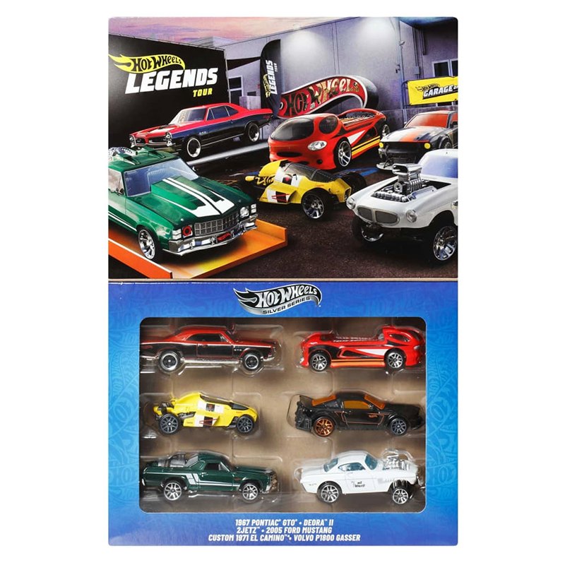 Hot Wheels Multipack 6 Coches Legend - Imagen 1