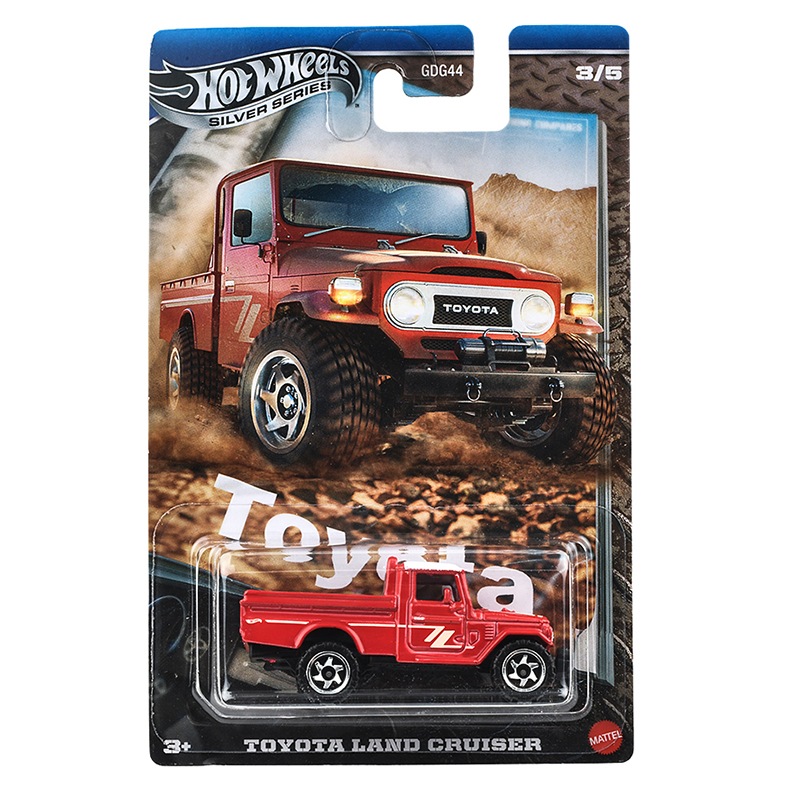 Hot Wheels Coche Toyota Land Cruiser Silver Series