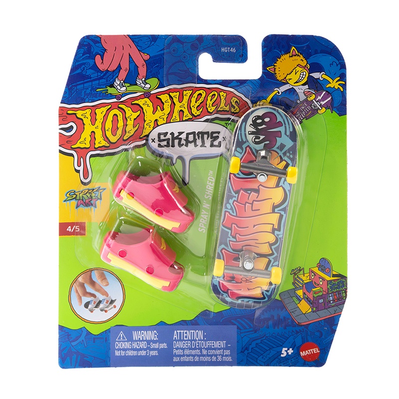 Hot Wheels Skate - Patinet de Dit Spray N'Shred