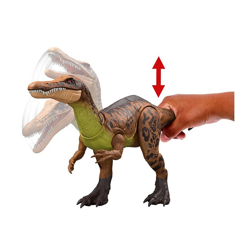 Jurassic World Figura Dinossauro Suchomimus Gigantic Trackers - Imagem 1