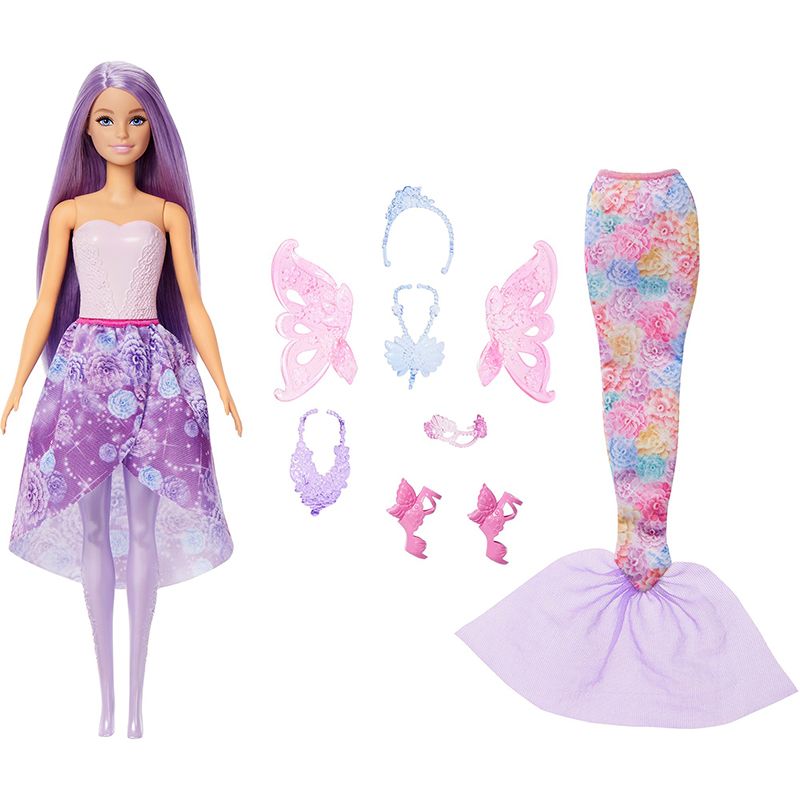 Barbie Muñeca Fantasía con 10 Looks - Imagen 1