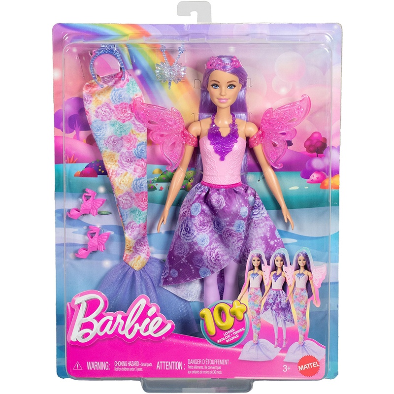 Barbie Muñeca Fantasía con 10 Looks - Imagen 3