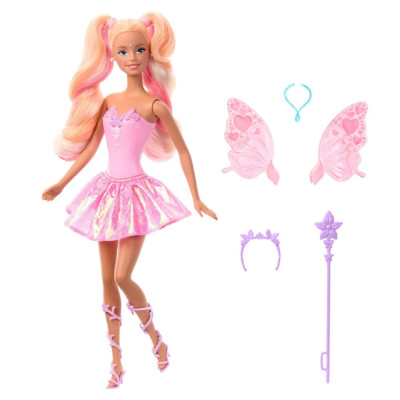 Barbie Color Change Muñeca Hada Rosa de Fantasía - Imagen 2