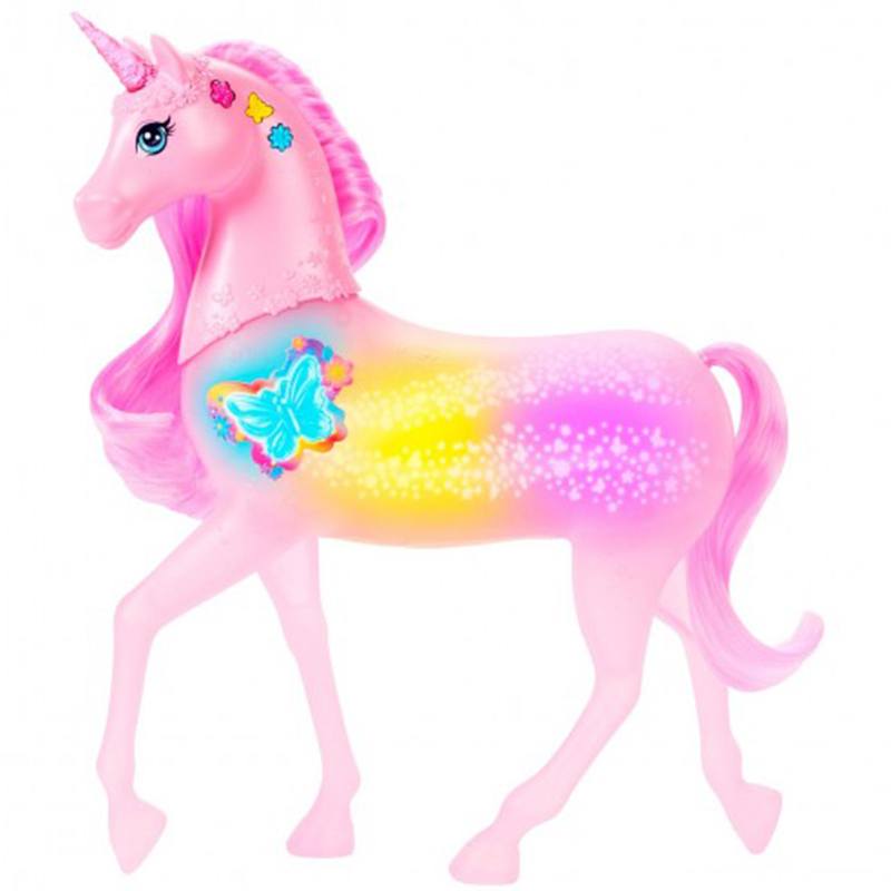 Barbie Unicornio Mágico Fantasía con luces y sonidos - Imagen 1
