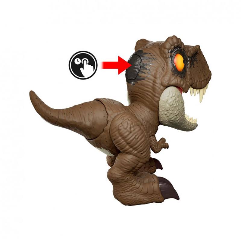 Jurassic World Figura Dinossauro T-Rex Roar Command - Imagem 2