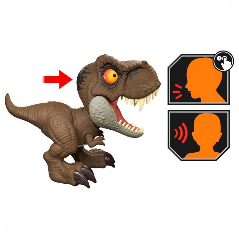 Jurassic World Figura Dinossauro T-Rex Roar Command - Imagem 4