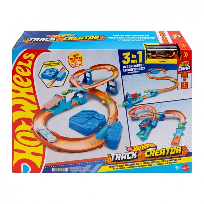 Hot Wheels Pista circuito motorizado Super Asalto - Imagen 1
