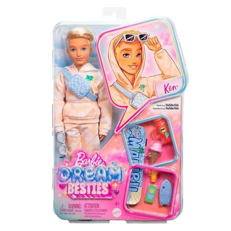 Barbie Muñeco Ken Dream Besties Ken 9 accesoris