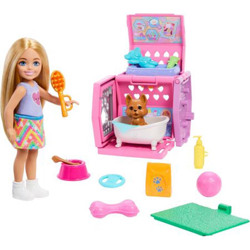 Barbie Muñeca Chelsea y perrito - Imagen 1