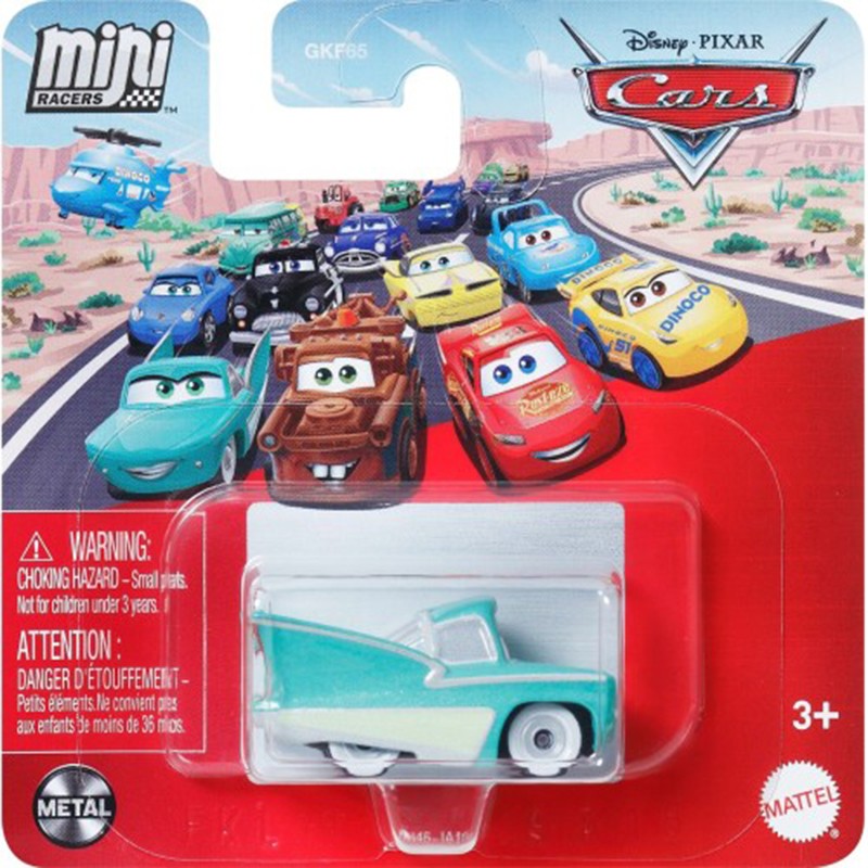 Disney Cars Coche Mini Racers Flo - Imagen 1